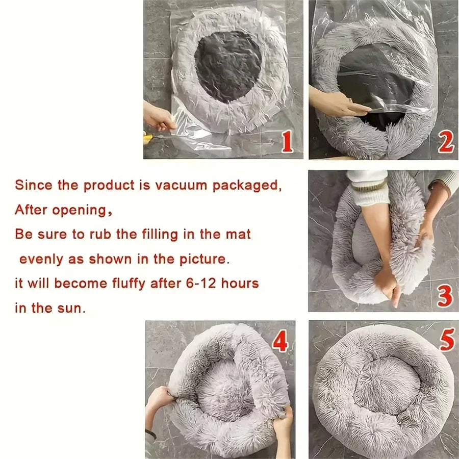 The Calming Donut Bed detail