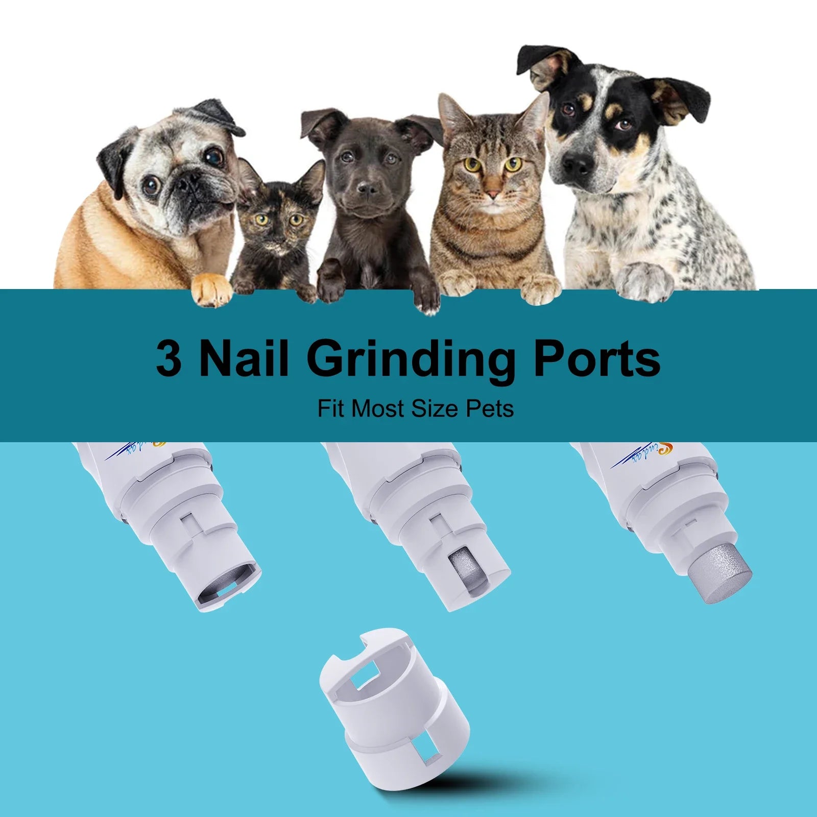The Quiet Nail Grinder in use