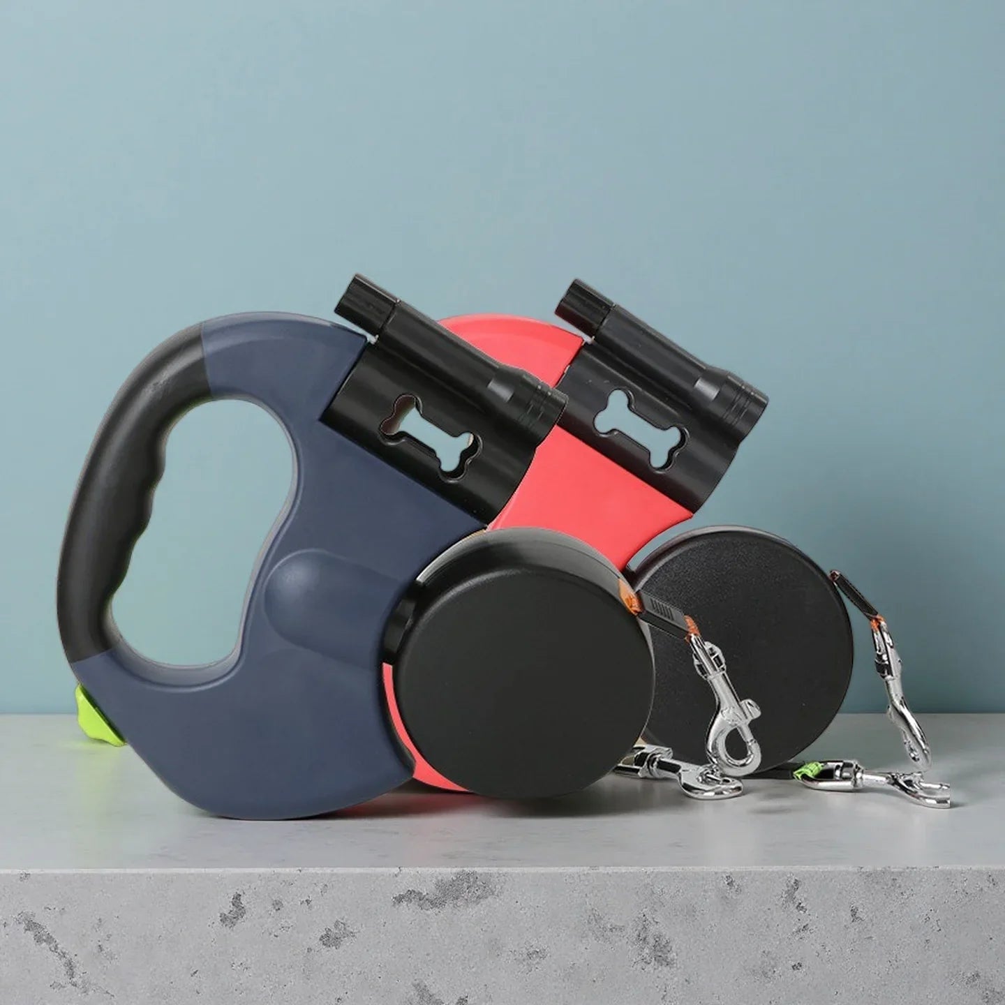 The Dual LED Leash detail