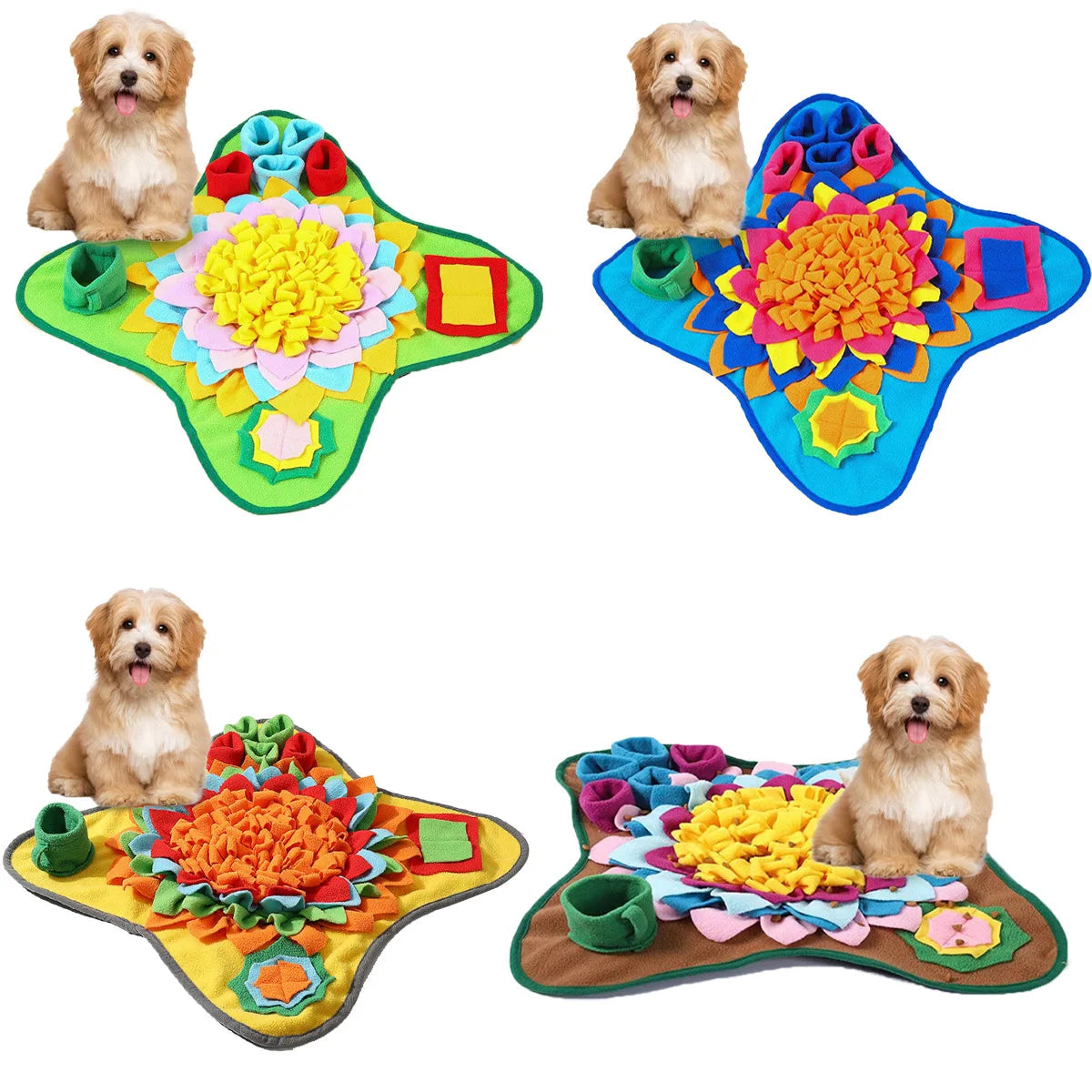 The Snuffle Mat in use
